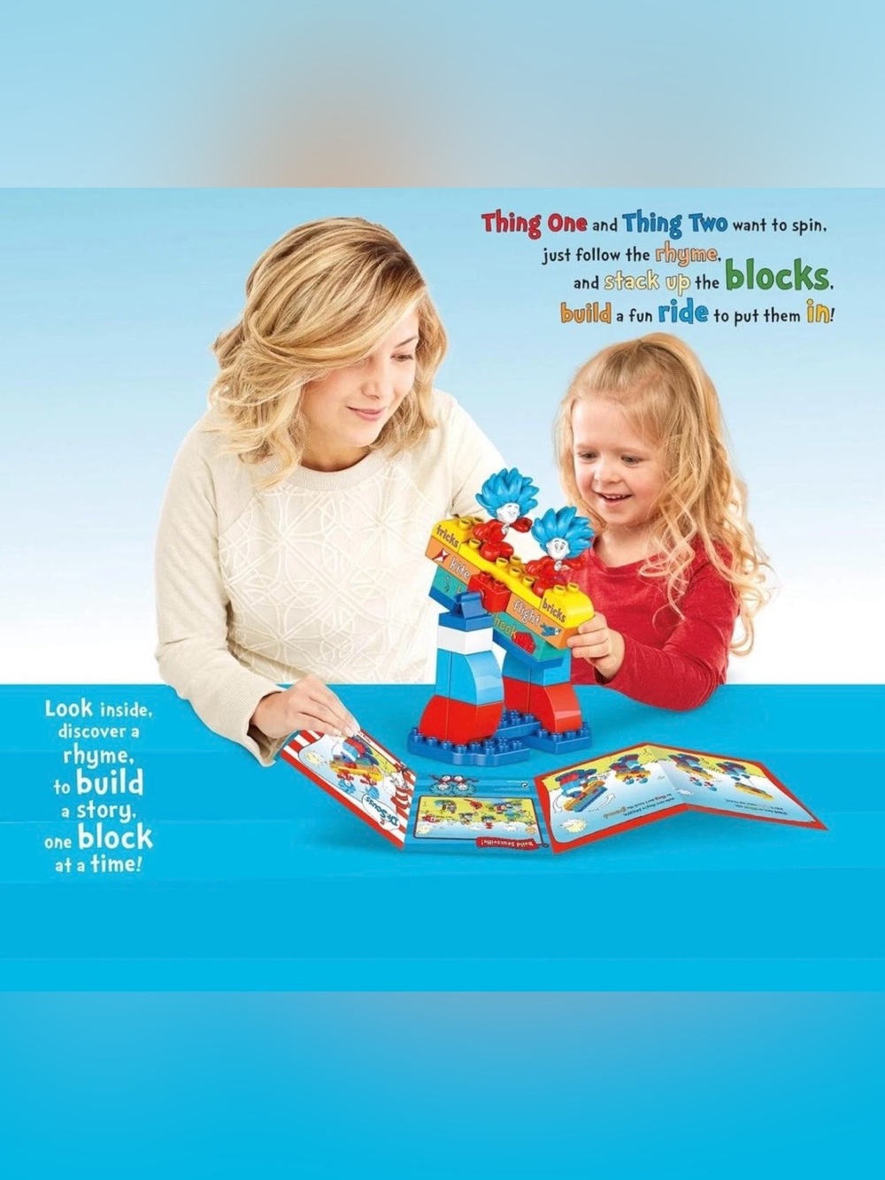 Dr. Seuss Mega Bloks Thing 1 & Thing 2 Tricks Building Set 29 Pieces - Picture 4 of 5